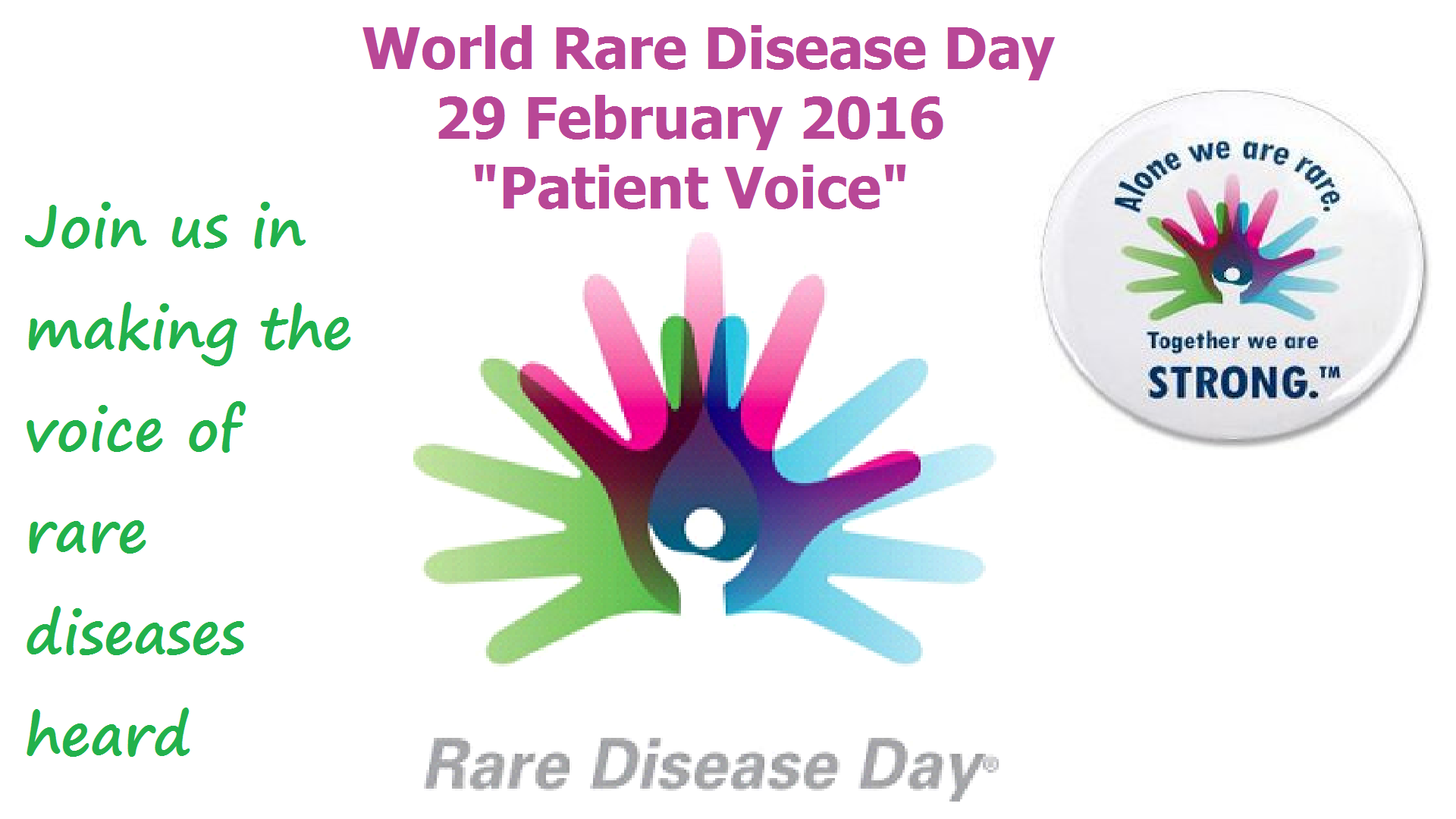 Rare Disease Day - Waitara Family Medical Practice